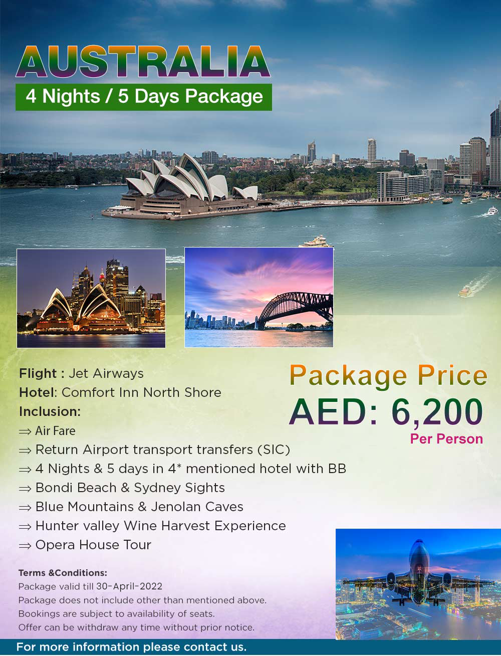 australia tour package from uae